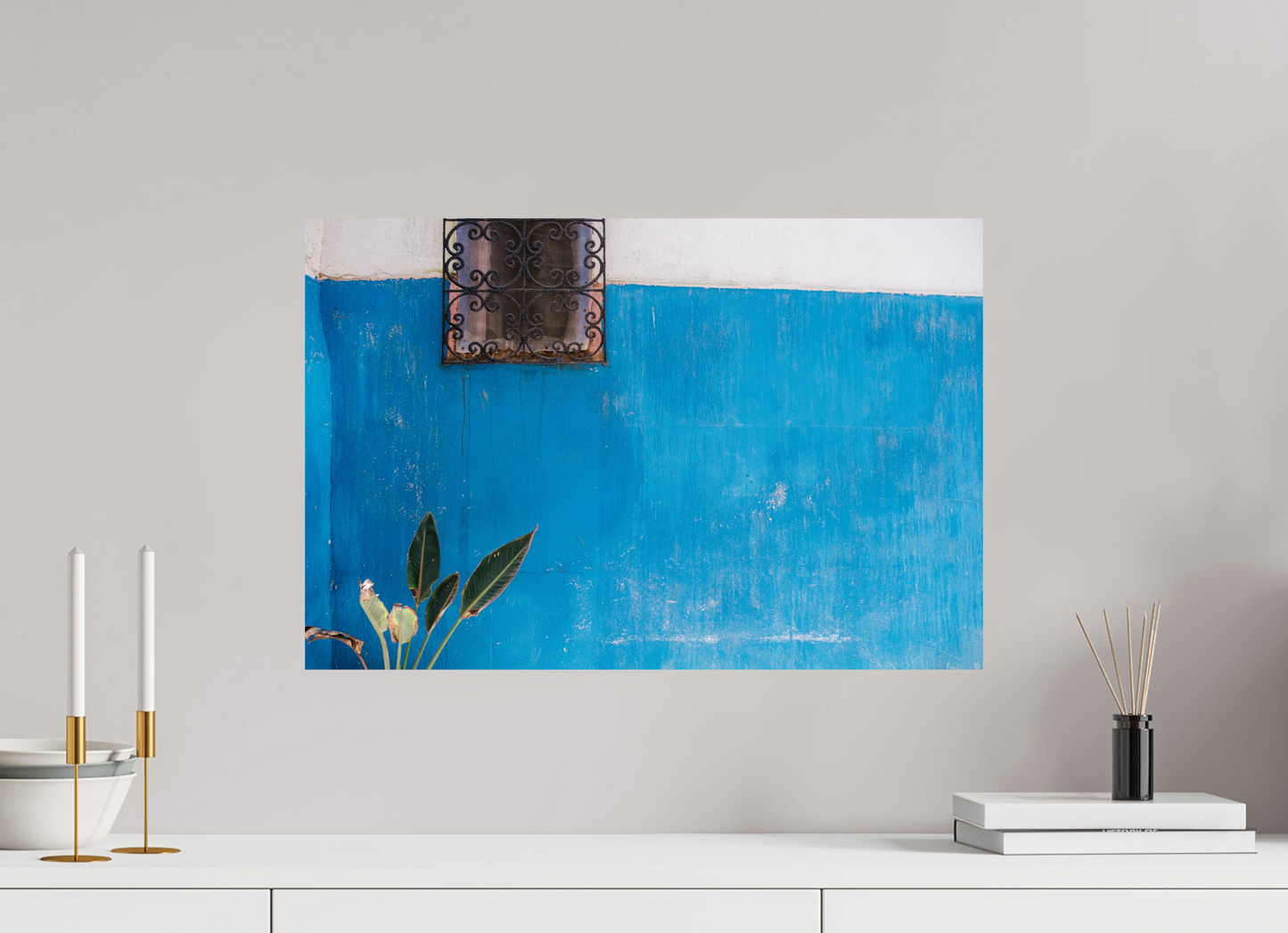 Photographie Décoration Tirage Photo Sarah VARLET Essaouira Maroc Bleu