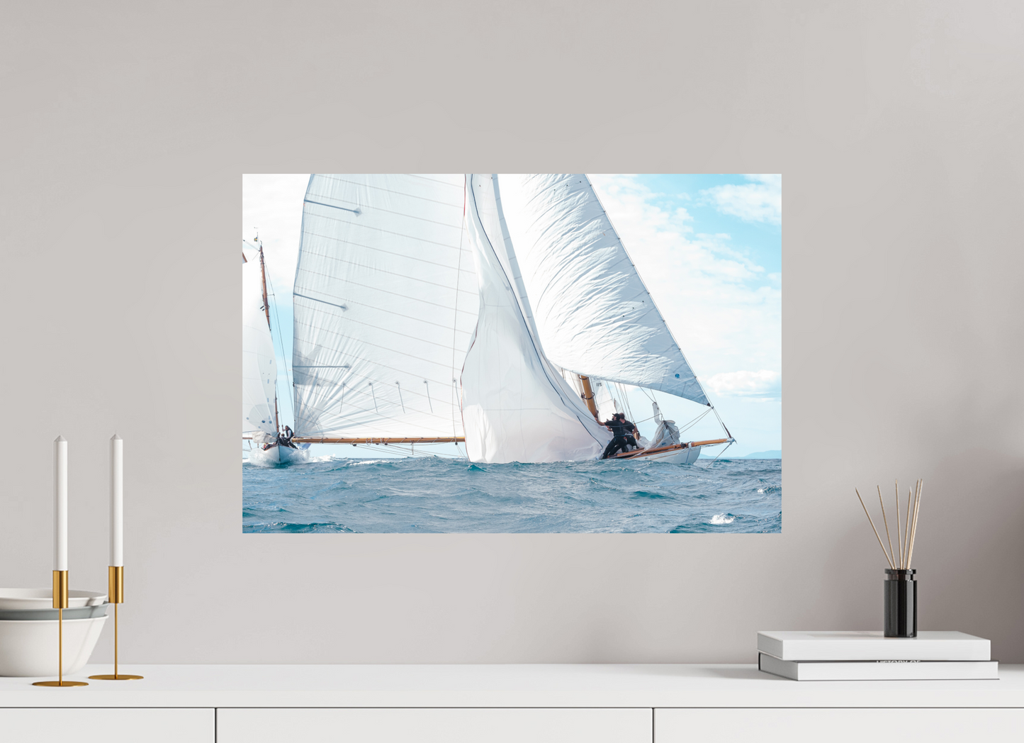 Sarah Varlet - Photo Affiche Poster - Décoration - Sailing photographie - bateau Régates Royales de Cannes Classic Yacht