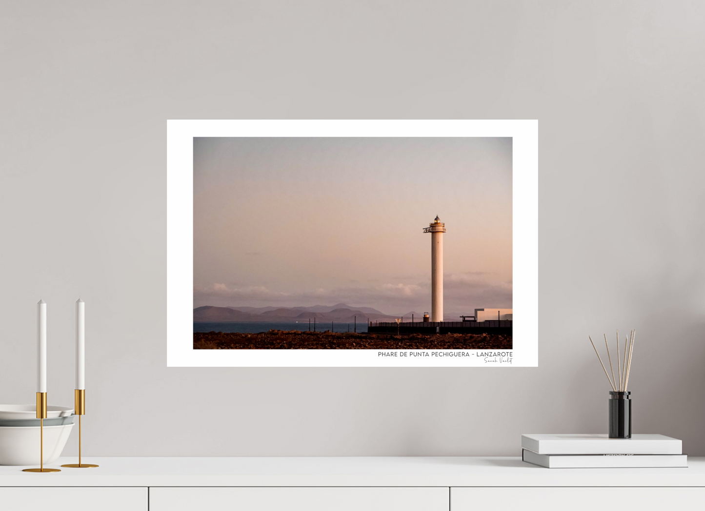 Photographie Décoration Sarah Varlet Phare de Punta Pechiguera Lanzarote Canaries Espagne