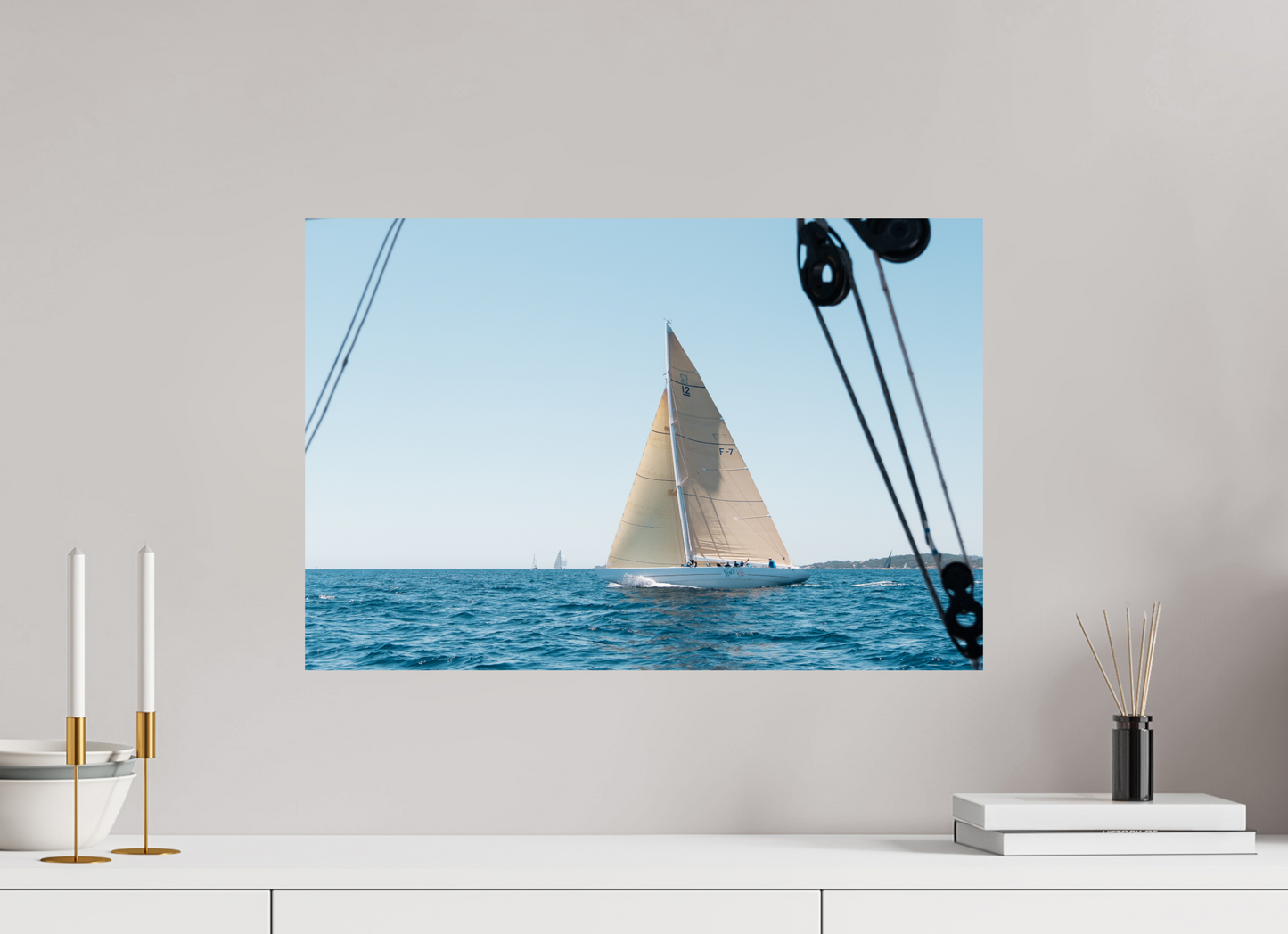 Sarah Varlet - Photo Affiche Poster - Décoration - Sailing photographie - bateau 12MJI French Kiss