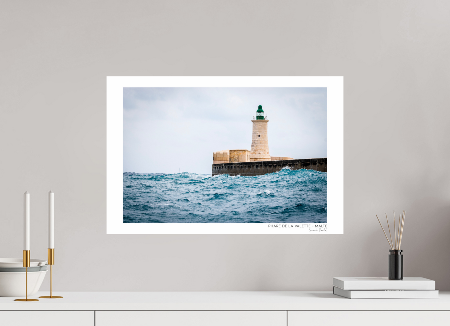 Photographie Décoration Sarah Varlet Phare de La Valette Malte