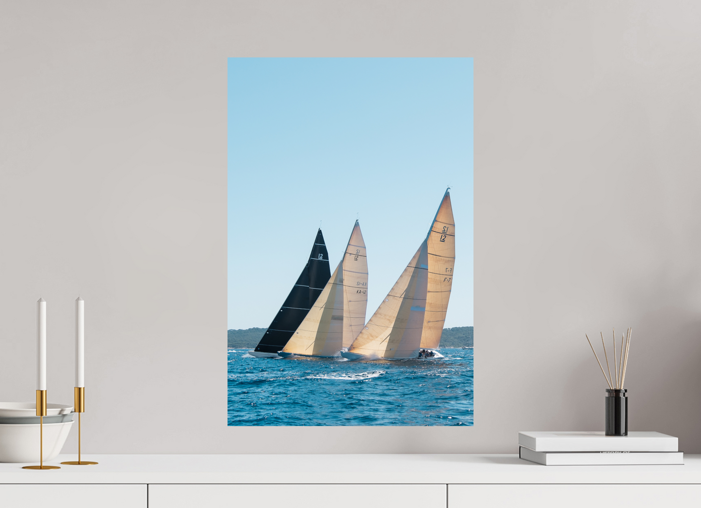 Sarah Varlet - Photo Affiche Poster - Décoration - Sailing photographie - bateau 12MJI