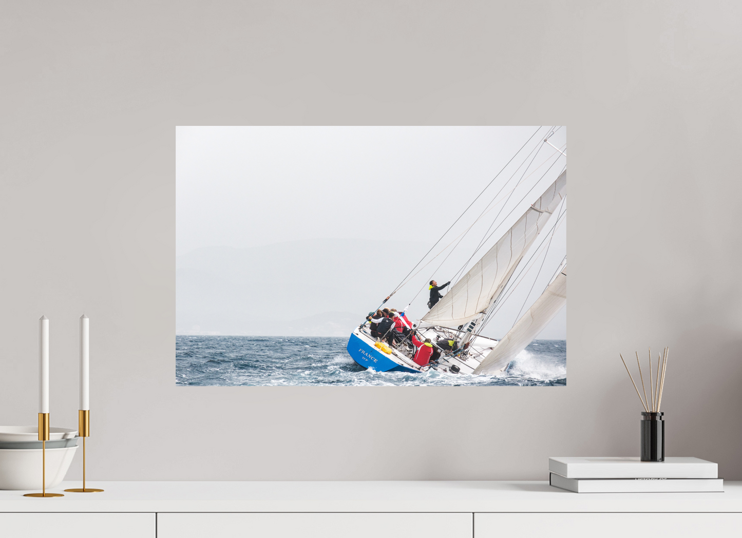 Sarah Varlet - Photo Affiche Poster - Décoration - Sailing photographie - bateau 12MJI France