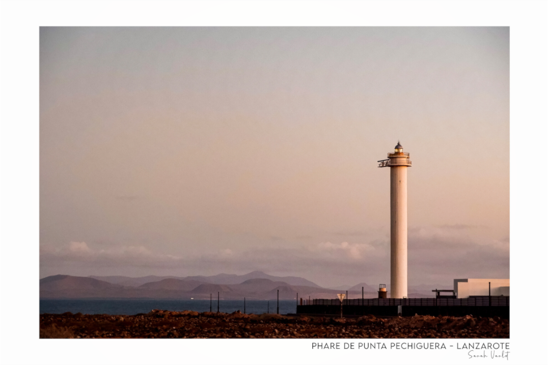 Photographie Décoration Sarah Varlet Phare de Punta Pechiguera Lanzarote Canaries Espagne