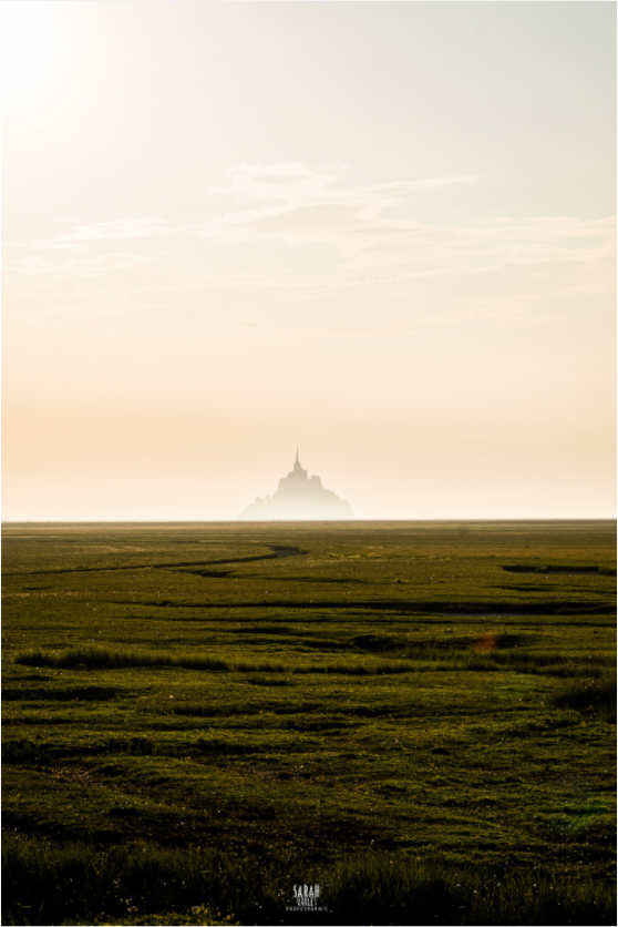 Photographie Mont Saint Michel coucher de soleil Sarah Varlet