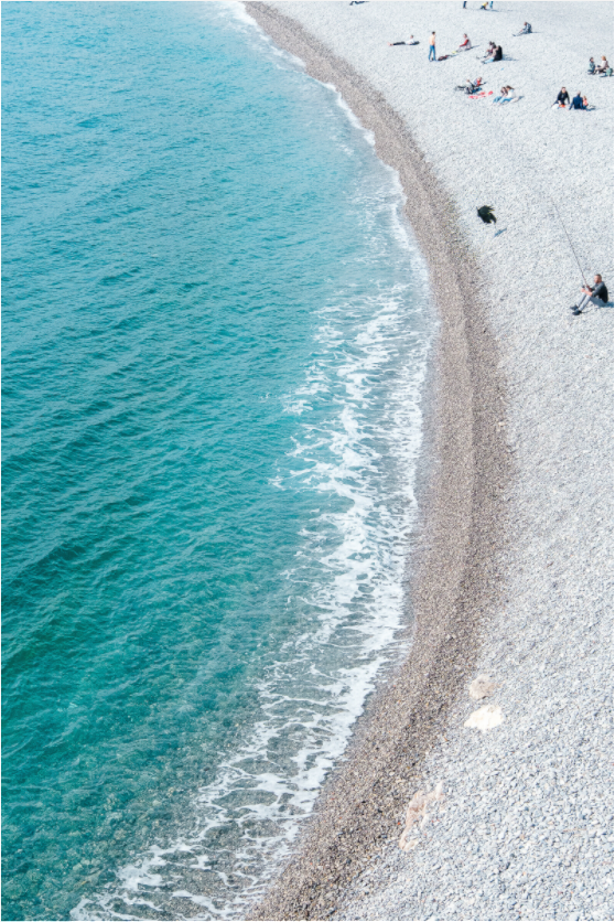 Photo de plage à Nice sous le soleil Tirage Photo Sarah Varlet