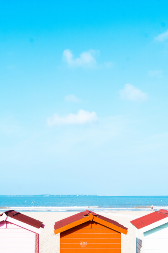 Photographie cabanon de plage vendée Sarah Varlet