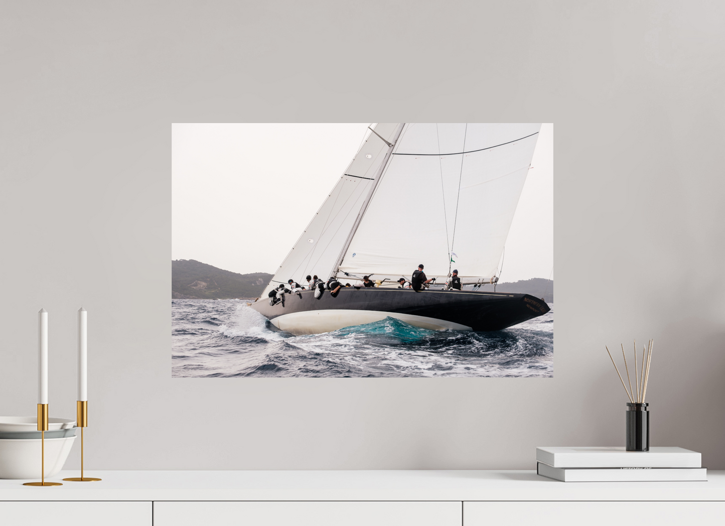 Sarah Varlet - Photo Affiche Poster - Décoration - Sailing photographie - bateau 12MJI Northen Light