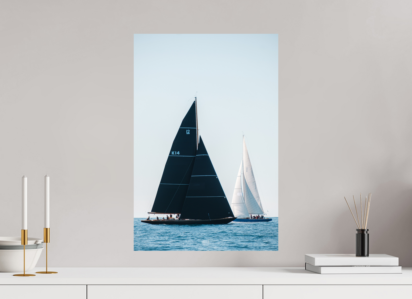 Photographie Décoration Sarah Varlet Régates Bateau 12MJI Toulon Provence Regatta