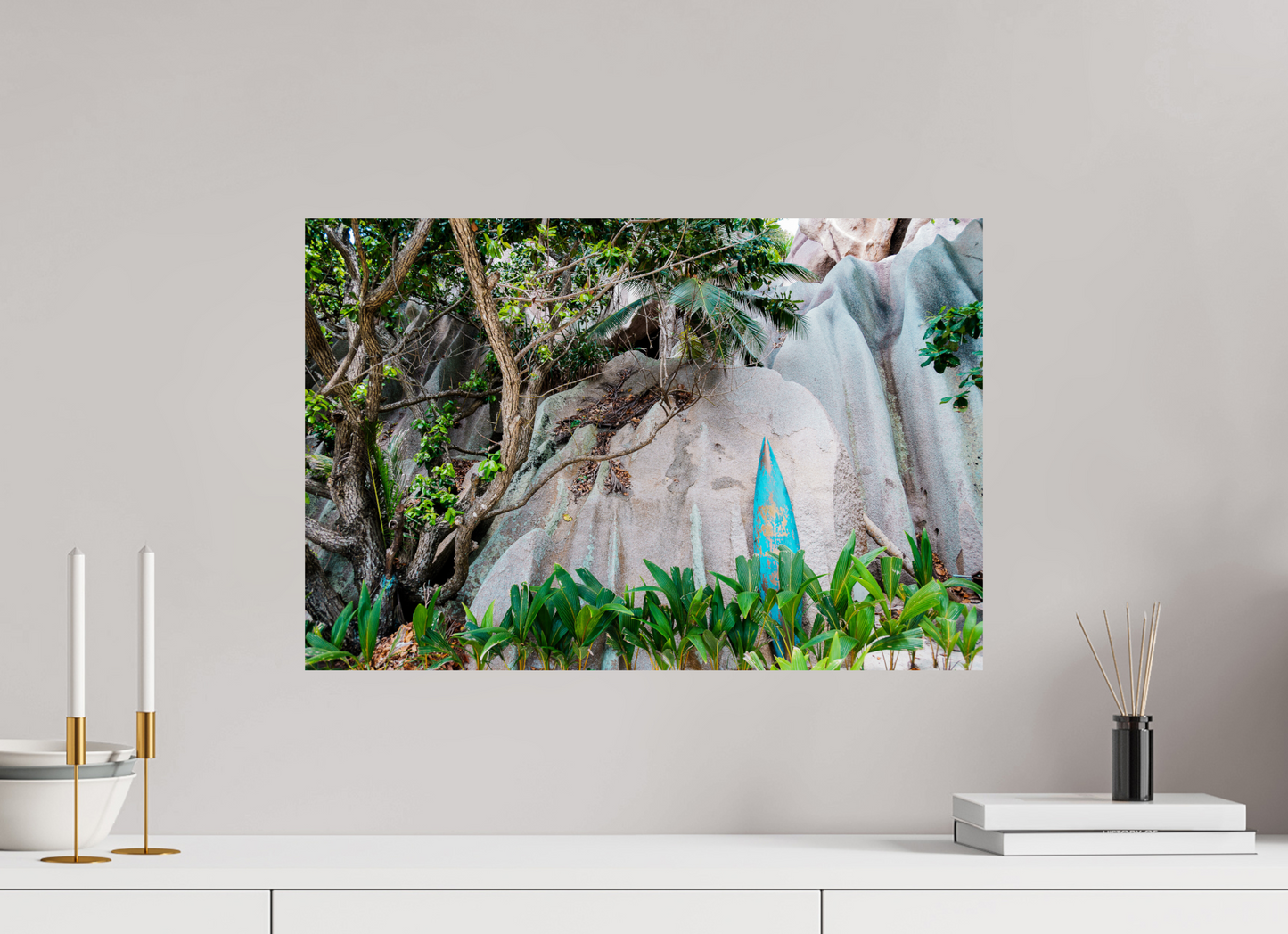 Photographie Seychelles Paysages Plage et foret paradisiaques