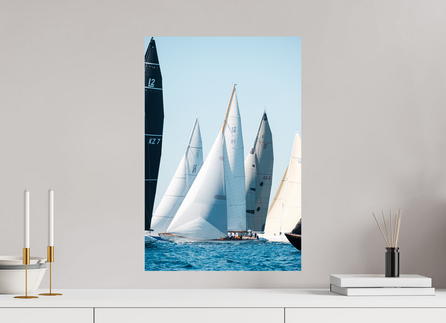 Photographie Décoration Sarah Varlet Régates Bateau 12MJI Toulon Provence Regatta