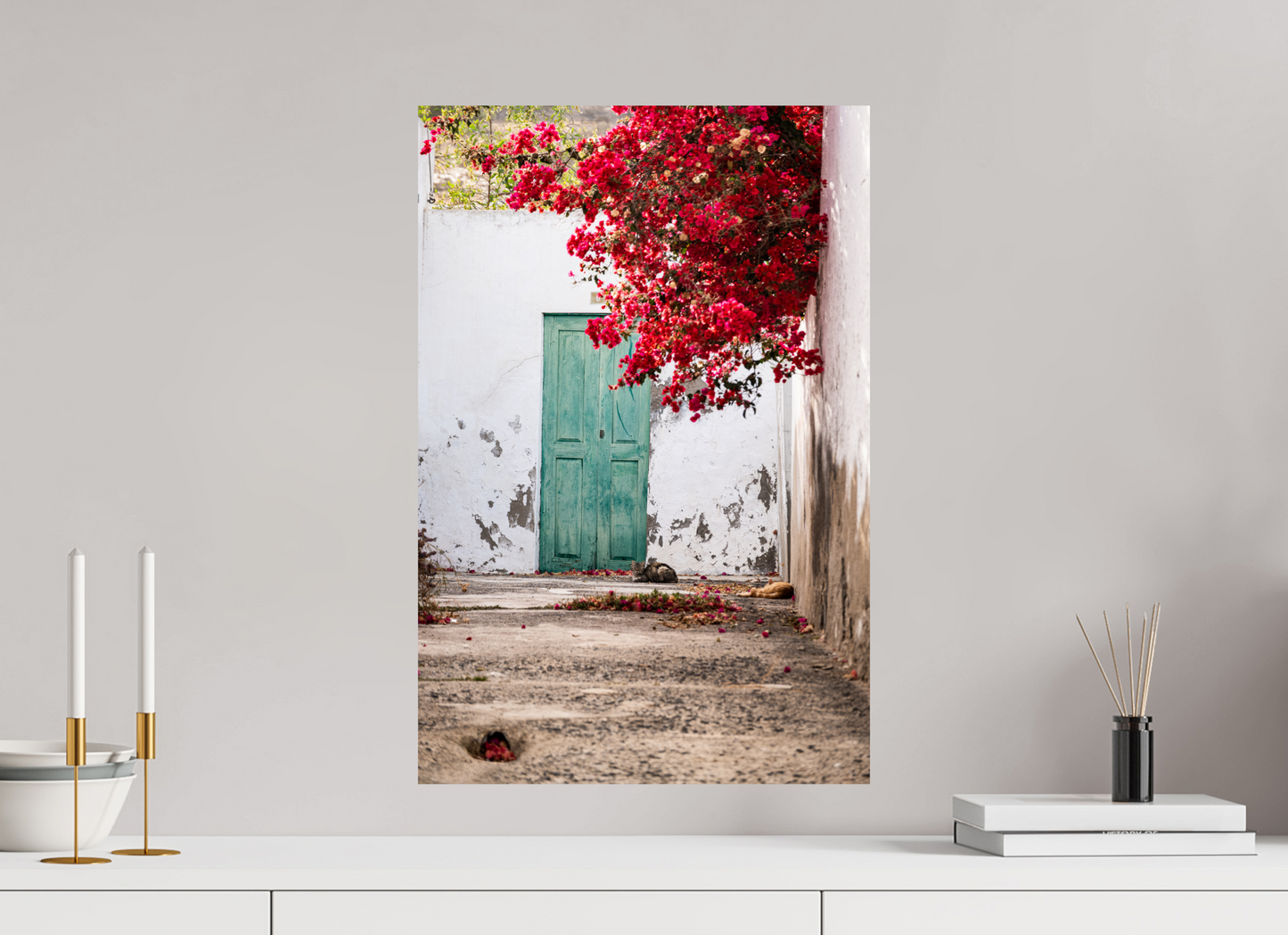 Sarah Varlet - Photo Affiche Poster - Décoration -Voyage Lanzarote - village Fleurs