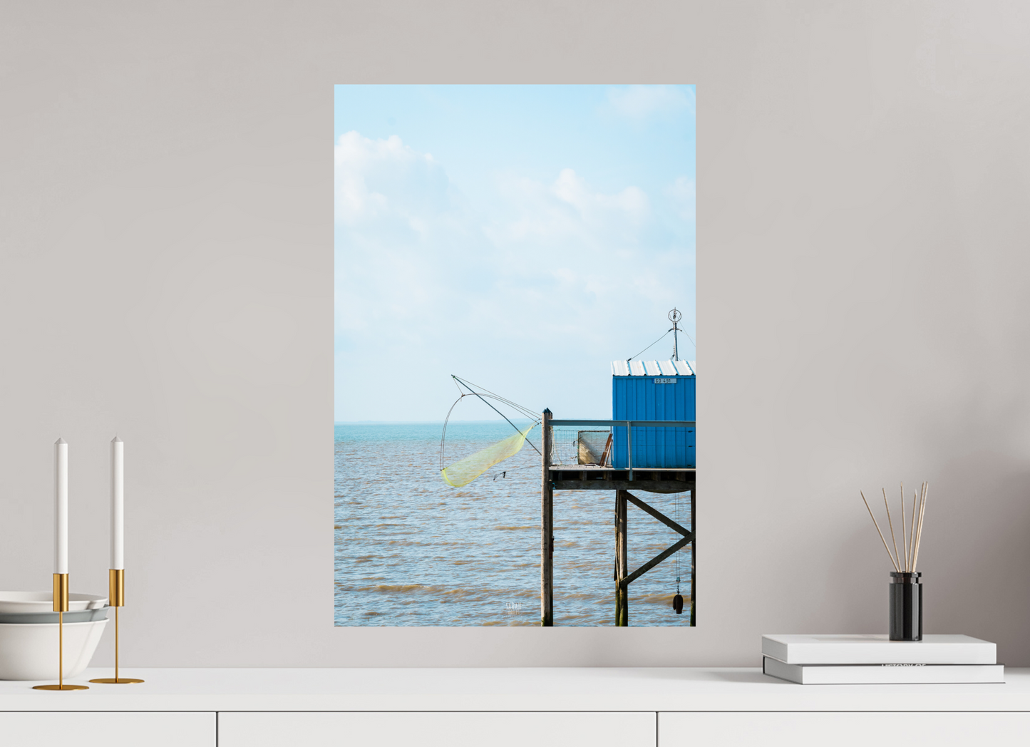 Photographie cabanon carrelet Talmont sur Gironde Sarah Varlet