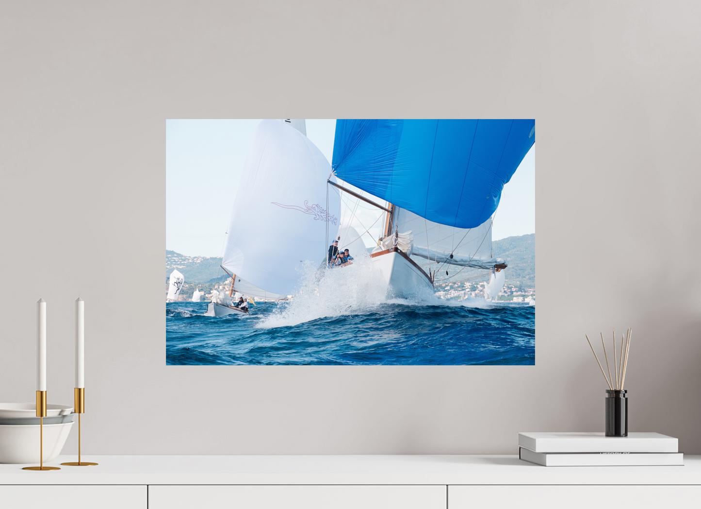 Sarah Varlet - Photo Affiche Poster - Décoration - Sailing photographie - bateau Régates Royales de Cannes Classic Yacht