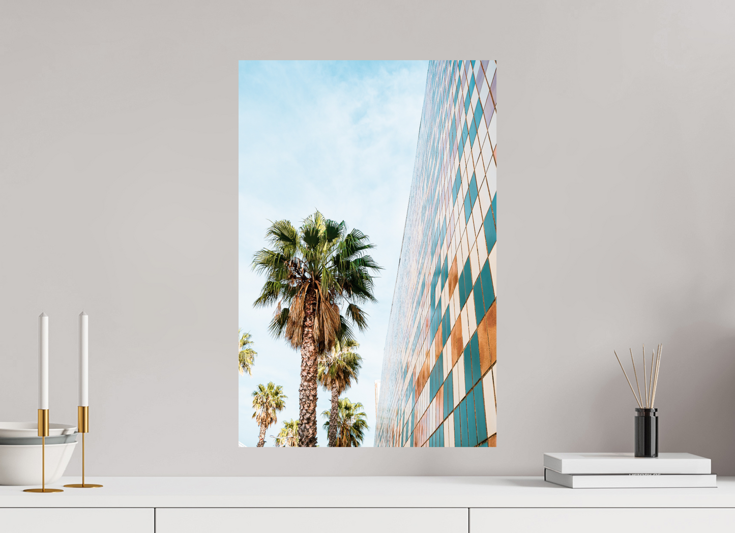 Les palmiers de Port Marchand à Toulon