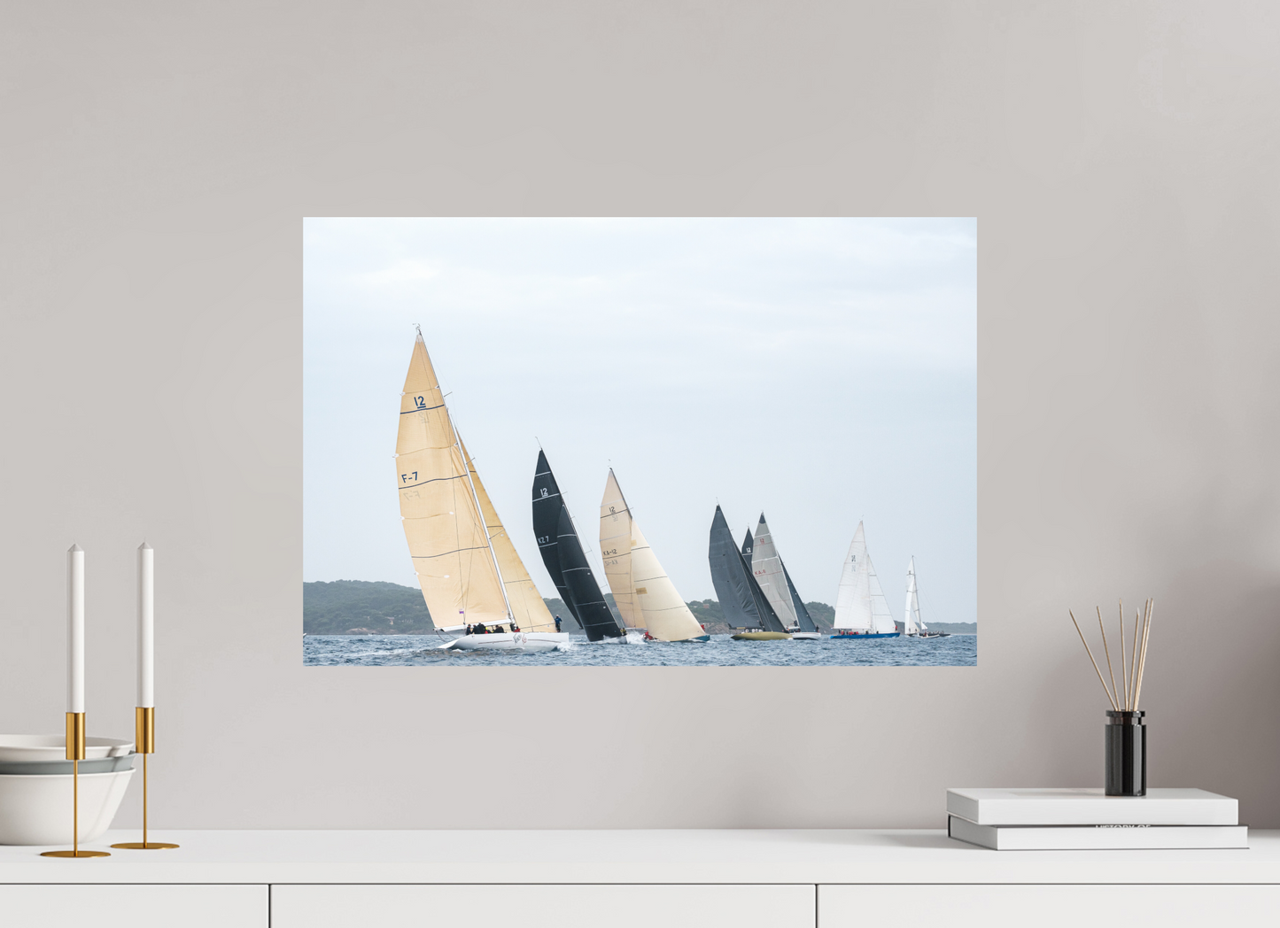 Sarah Varlet - Photo Affiche Poster - Décoration - Sailing photographie - bateau 12MJI