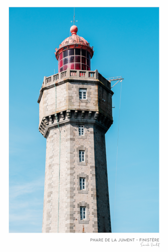 Photographie Décoration Sarah Varlet Phare de la Jument Ouessant Finistère Bretagne Mer d'Iroise