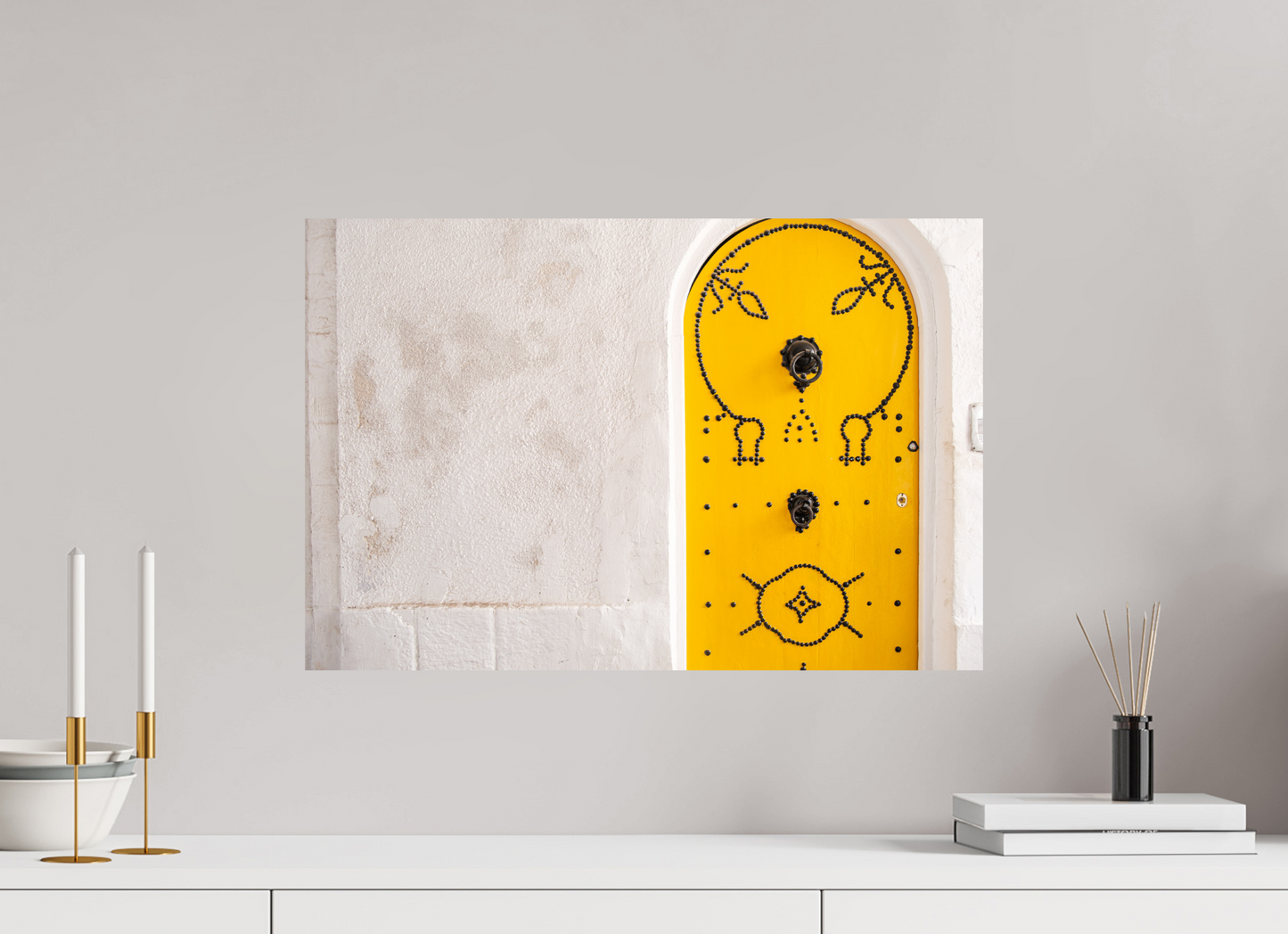 Sarah Varlet - Photo Affiche Poster - Décoration - Tunisie - Voyage - Porte Jaune