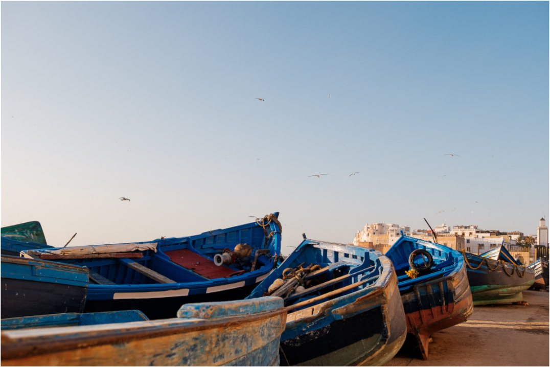 Coucher de soleil Sunset port d'essaouira