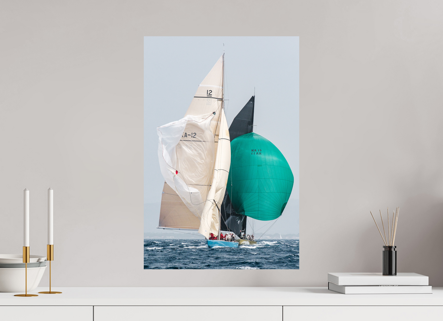 Sarah Varlet - Photo Affiche Poster - Décoration - Sailing photographie - bateau 12MJI