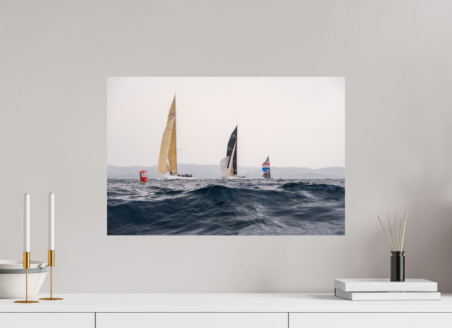 Sarah Varlet - Photo Affiche Poster - Décoration - Sailing photographie - bateau 12MJI