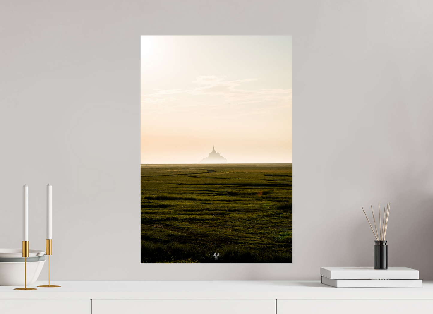 Photographie Mont Saint Michel coucher de soleil Sarah Varlet
