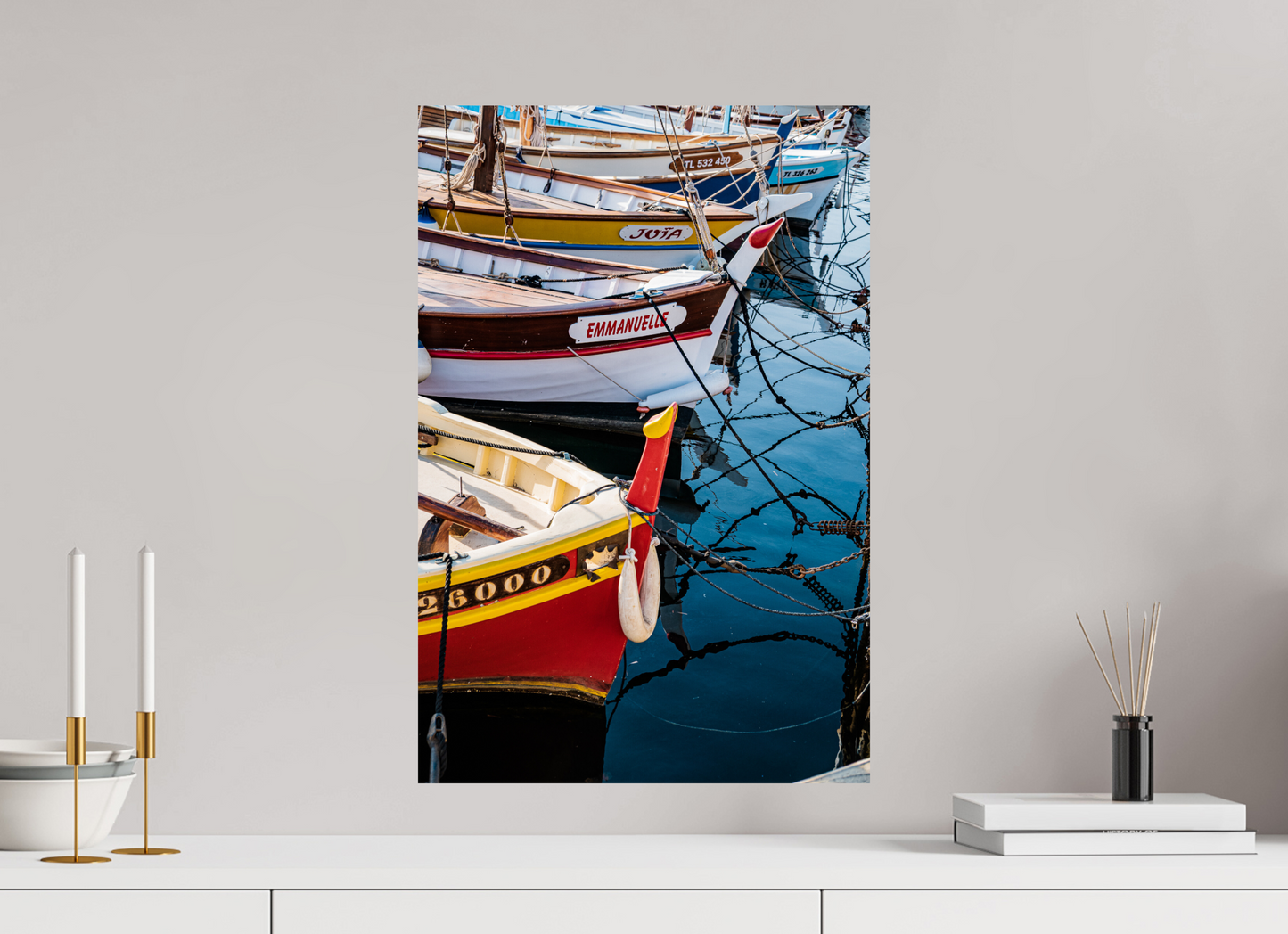 Sarah Varlet - Photo Affiche Poster - Décoration - Bateau - Pointu - Sanary sur Mer