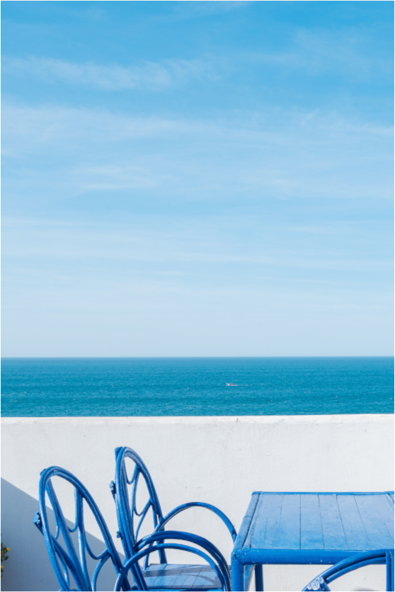 Sarah Varlet - Photo Affiche Poster - Décoration - Voyage - Maroc - Essaouira - Bleu
