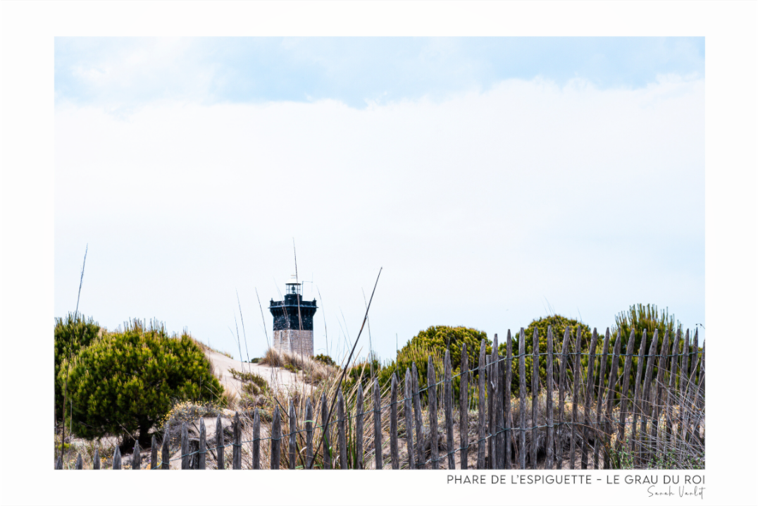 Photographie Décoration Sarah Varlet Phare de l'Espiguette - Le Grau du Roi Camargue