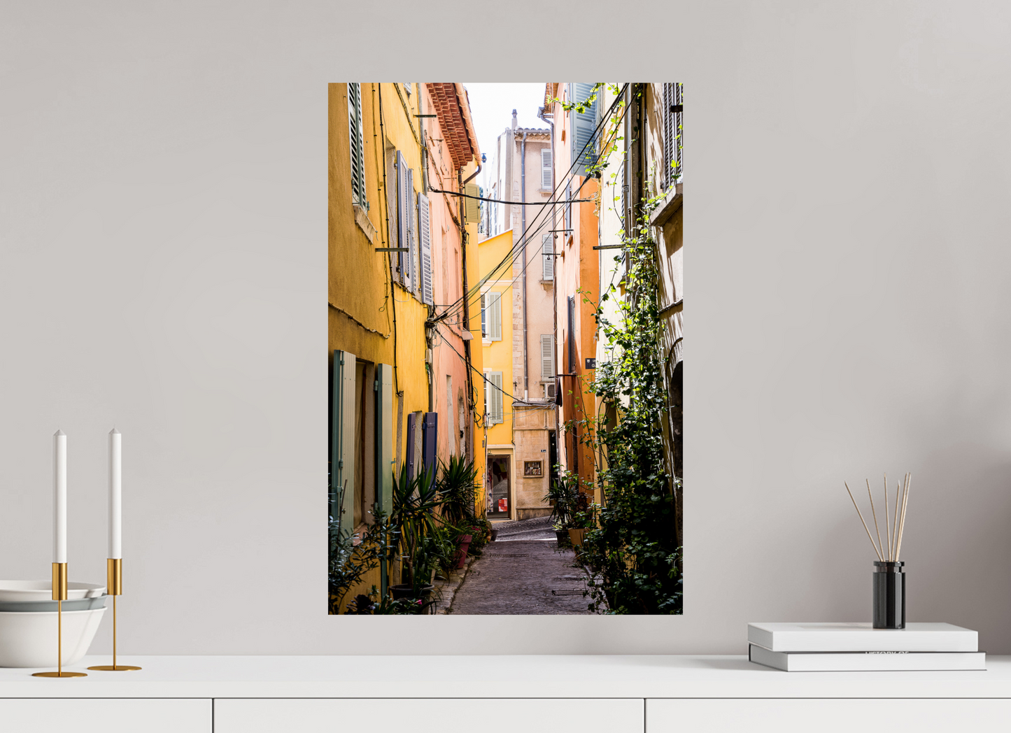 Sarah Varlet - Photo Affiche Poster - Décoration - Hyères - Mediterranée - Provence Ruelle