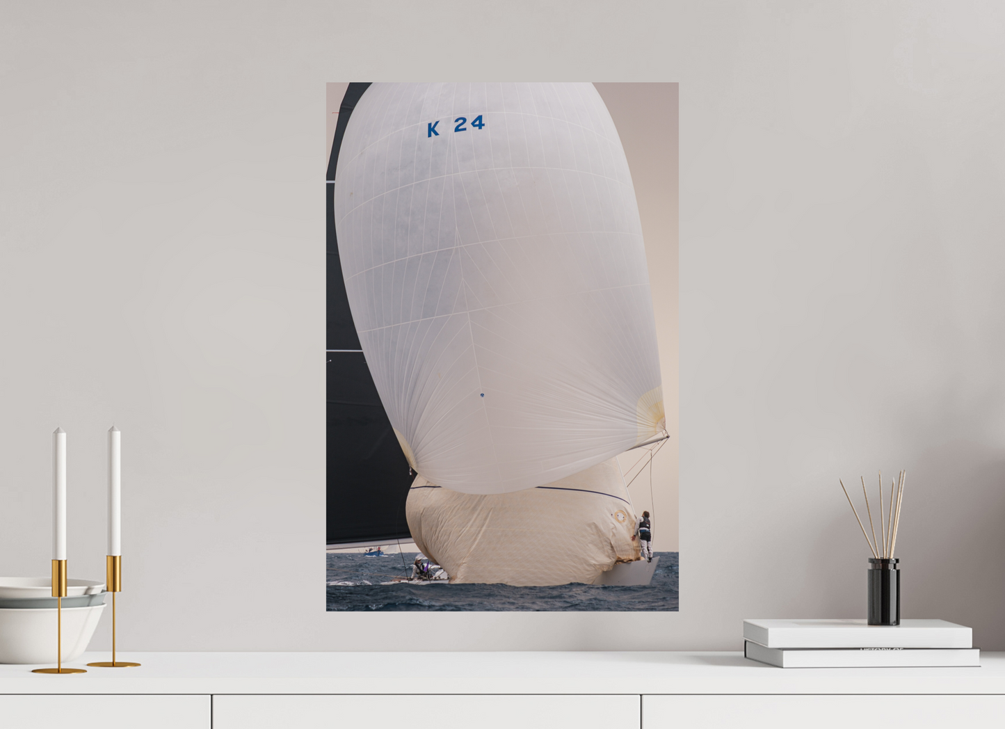 Sarah Varlet - Photo Affiche Poster - Décoration - Sailing photographie - bateau 12MJI - Crusaders
