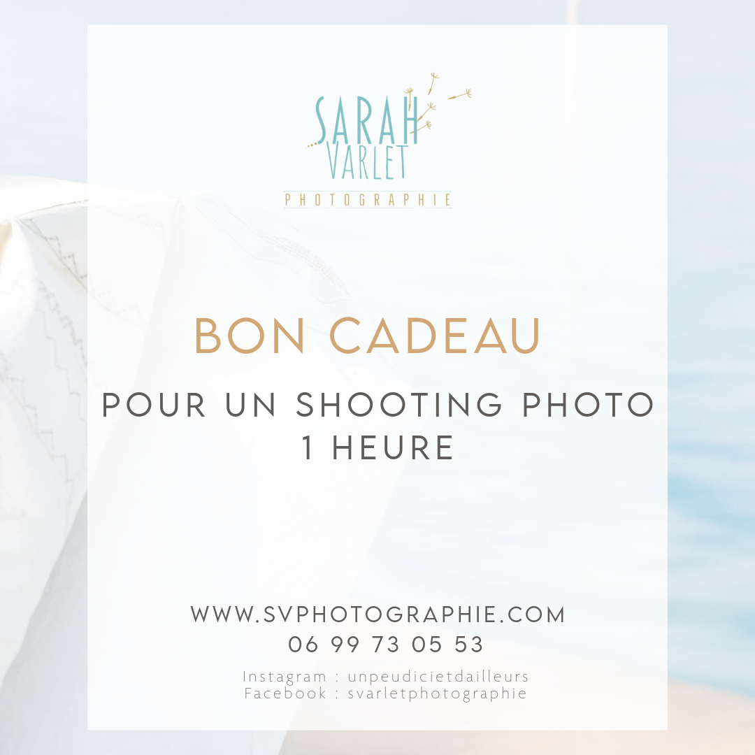 Shooting Photos 1 heure - Bon cadeau