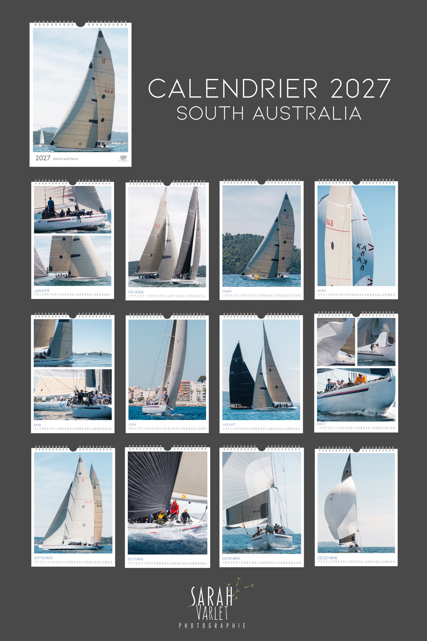 Calendrier 2027 - South Australia KA-8