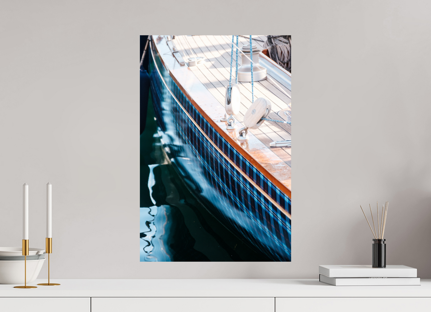 Sarah Varlet - Photo Affiche Poster - Décoration - Sailing photographie - bateau 12MJI  Régates Royales Cannes