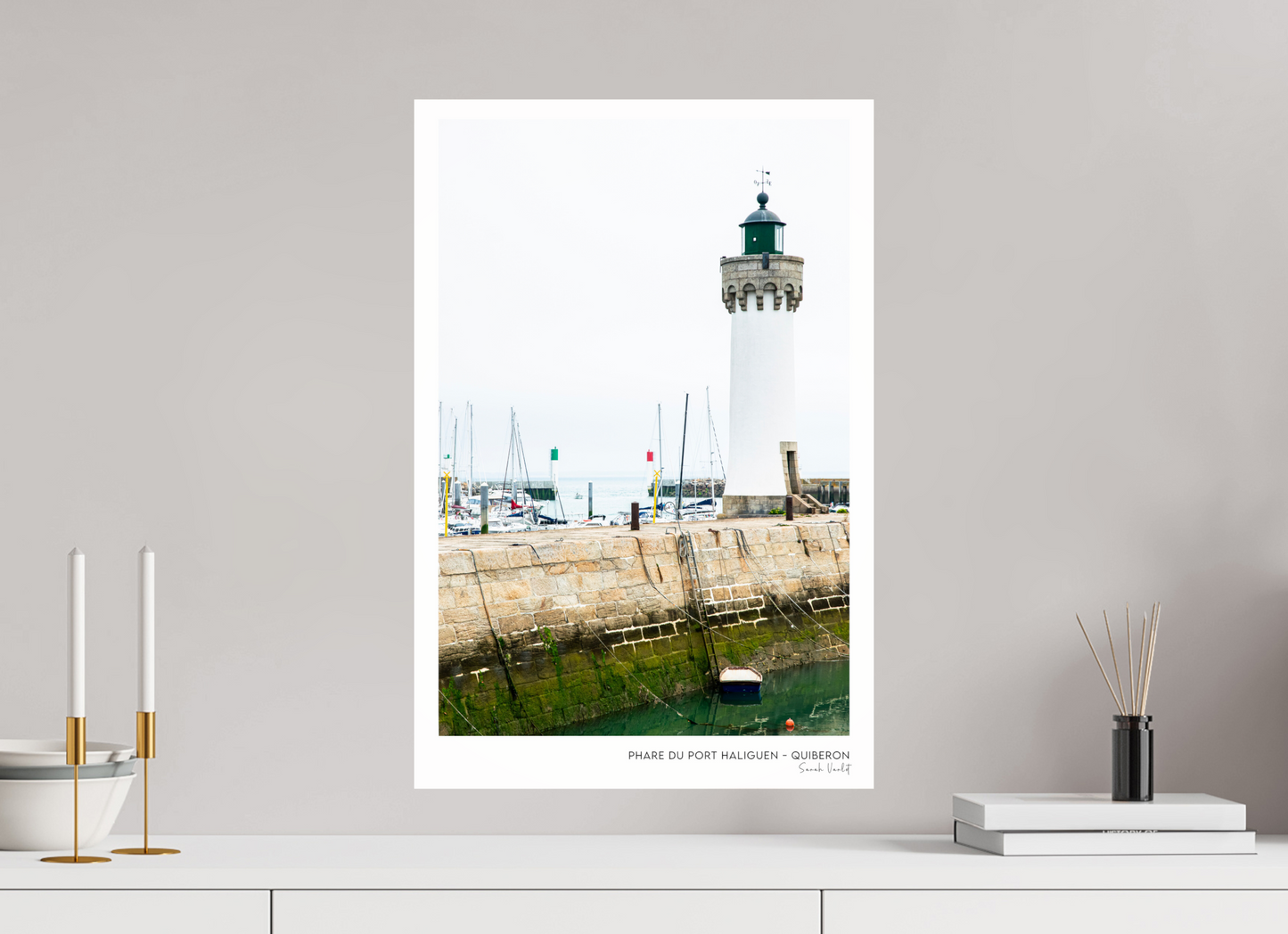 Photographie Décoration Sarah Varlet Phare du Port Haliguen Quiberon Bretagne