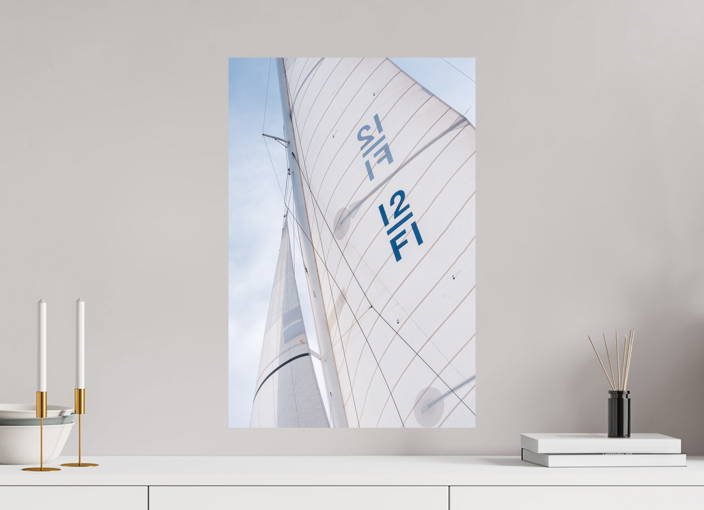 Sarah Varlet - Photo Affiche Poster - Décoration - Sailing photographie - bateau 12MJI