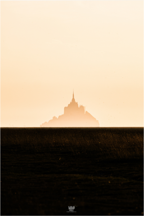 Photographie Mont Saint Michel coucher de soleil Sarah Varlet