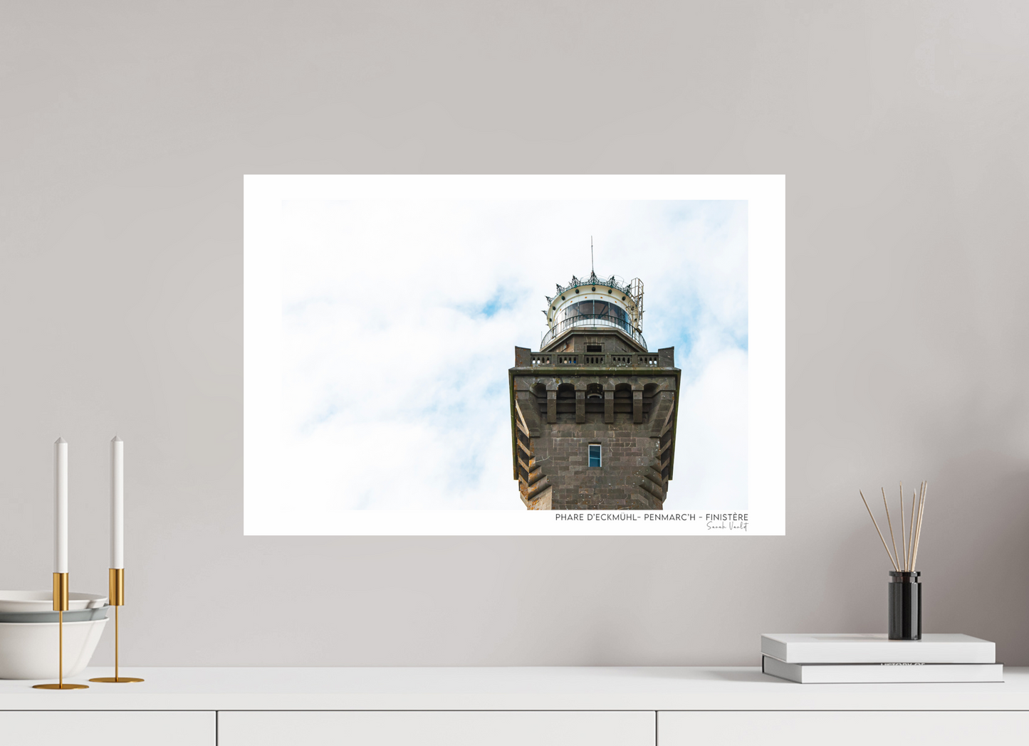 Photographie Décoration Sarah Varlet Phare d'Eckmuhl Penmarc'h Finistère Bretagne