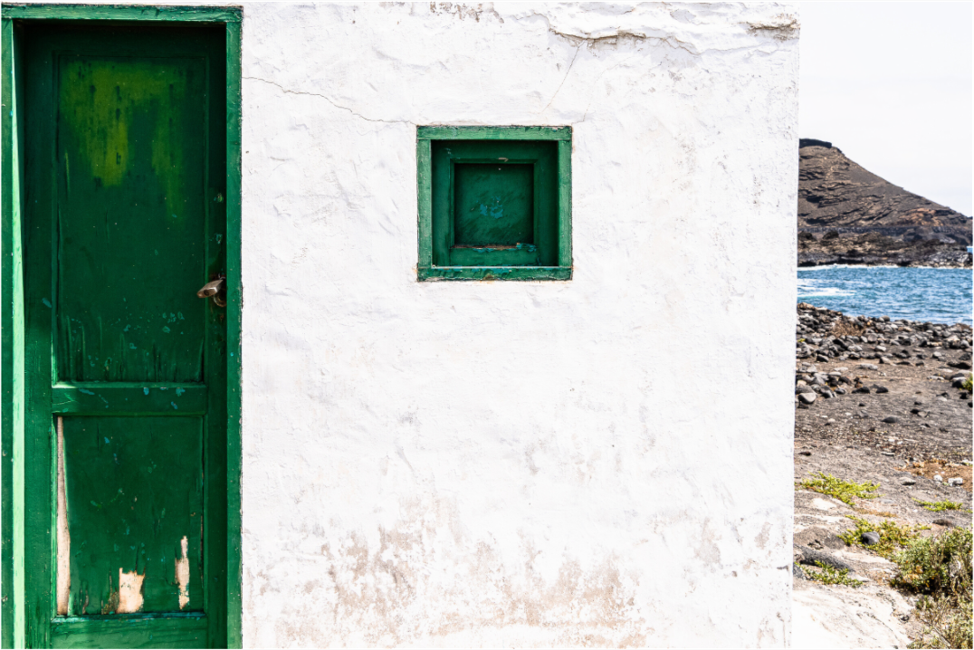 Sarah Varlet - Photo Affiche Poster - Décoration - Voyage - Lanzarote - Architecture - Minimalisme - Bleu