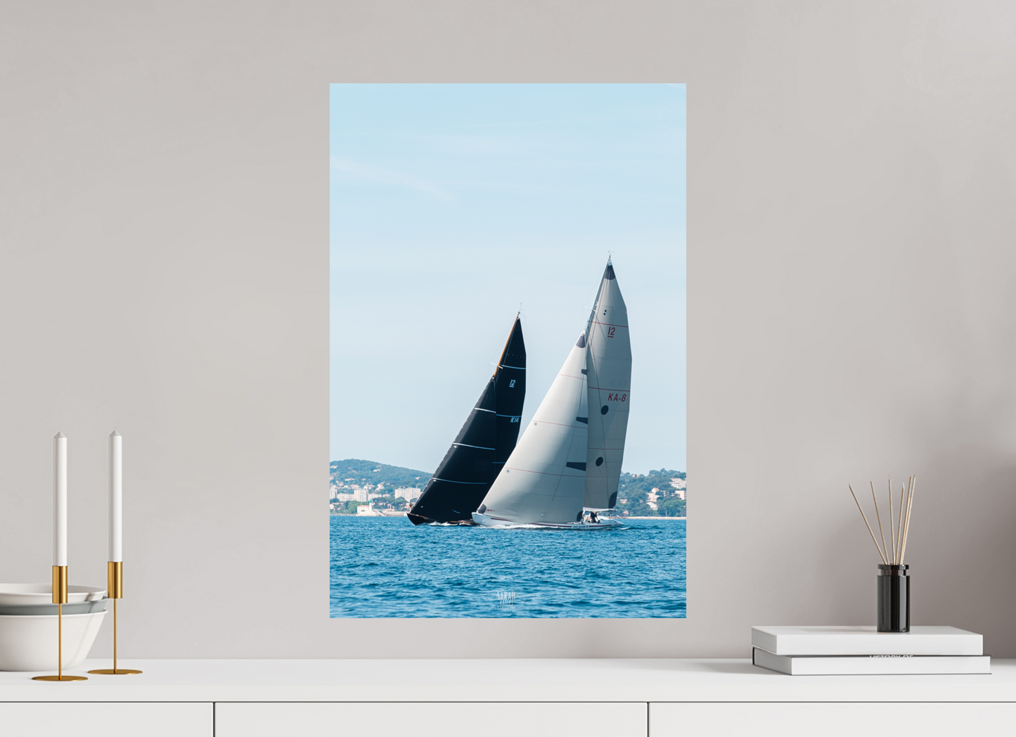 Photographie Décoration Sarah Varlet Régates Bateau 12MJI Toulon Provence Regatta