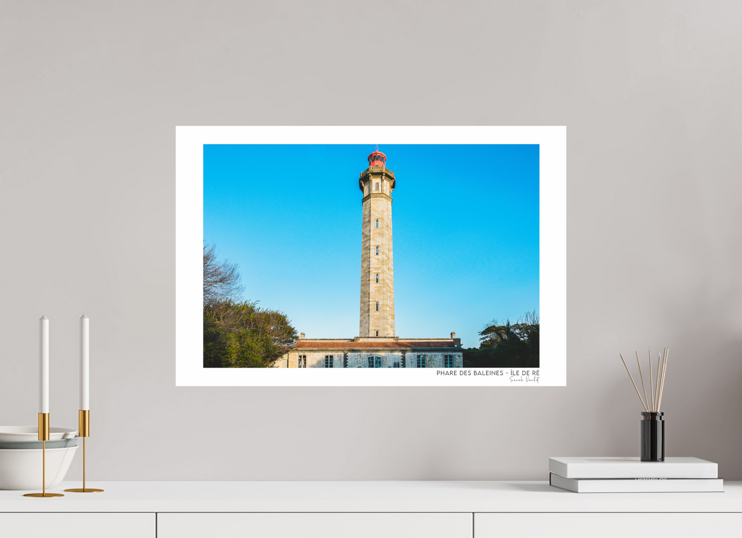 Photographie Décoration Sarah Varlet Phare des Baleines Ile de Ré