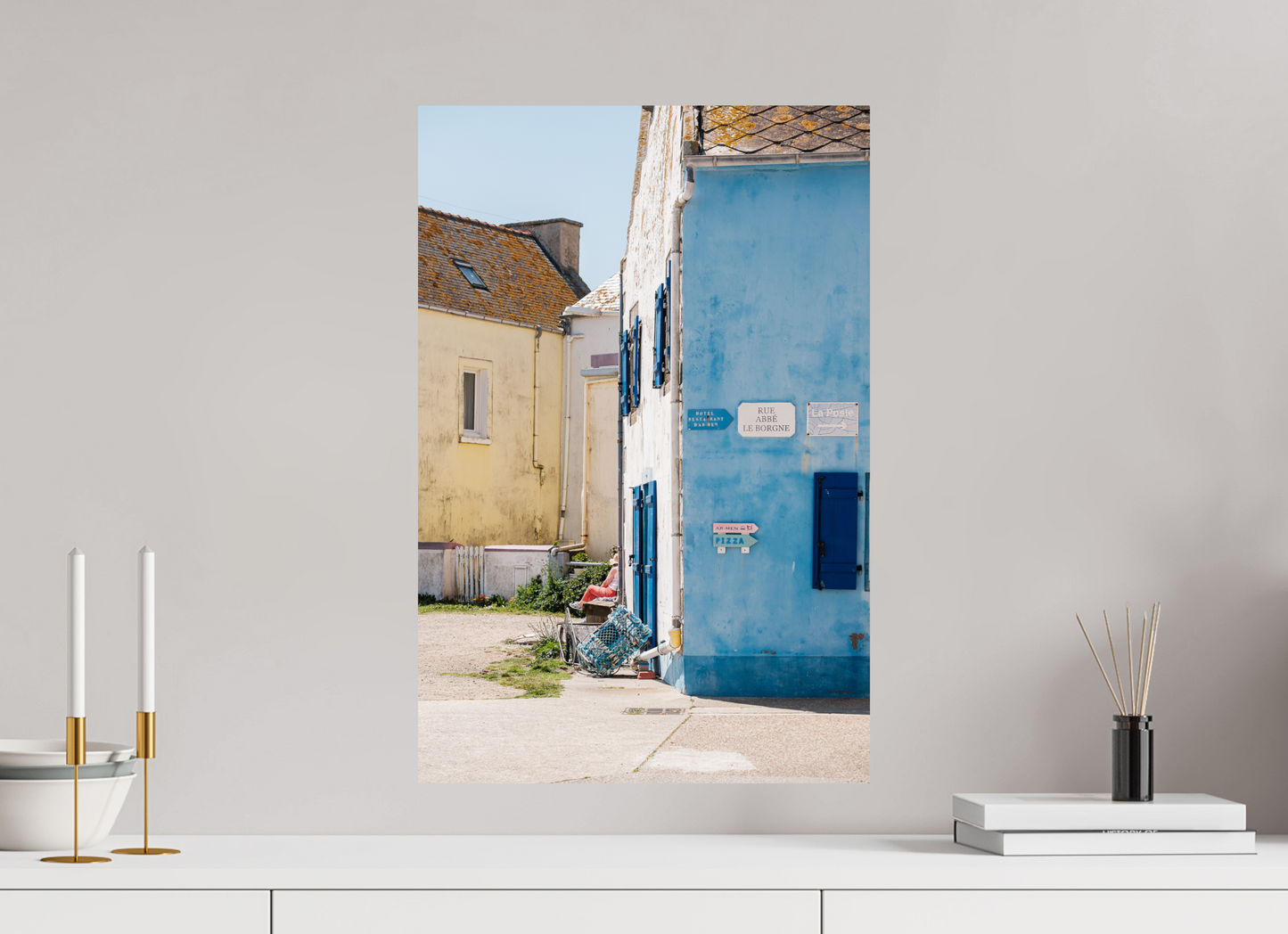 Photographie rue colorée Ile de Sein Sarah Varlet