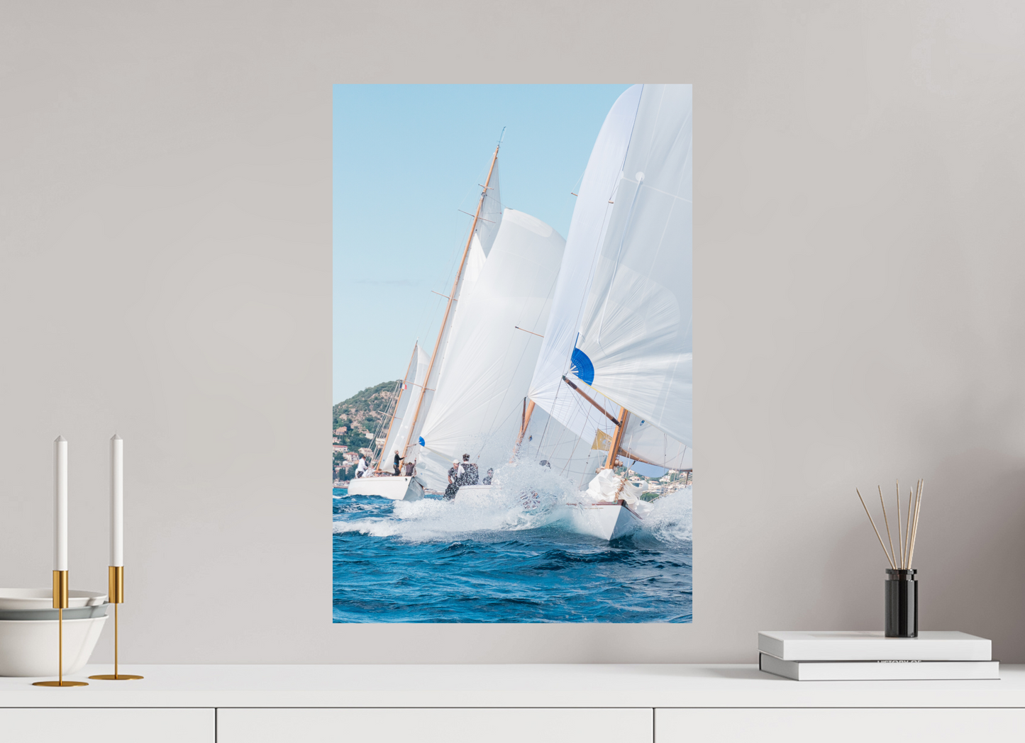 Sarah Varlet - Photo Affiche Poster - Décoration - Sailing photographie - bateau Régates Royales de Cannes Classic Yacht
