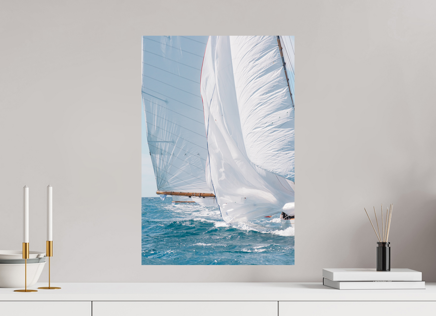 Sarah Varlet - Photo Affiche Poster - Décoration - Sailing photographie - bateau Régates Royales de Cannes - Classic Yacht
