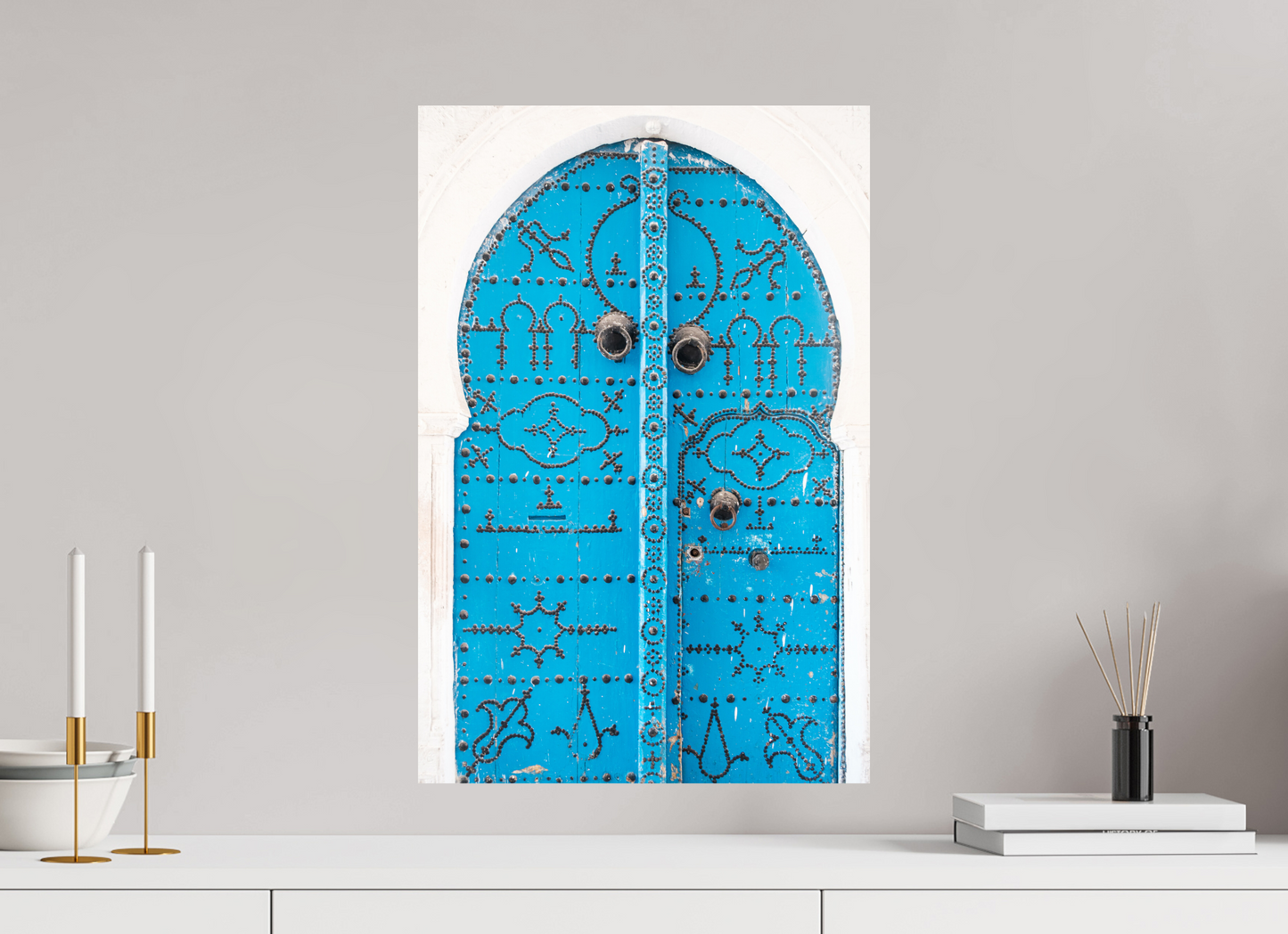 Sarah Varlet - Photo Affiche Poster - Décoration - Tunisie - Voyage - Porte Bleue
