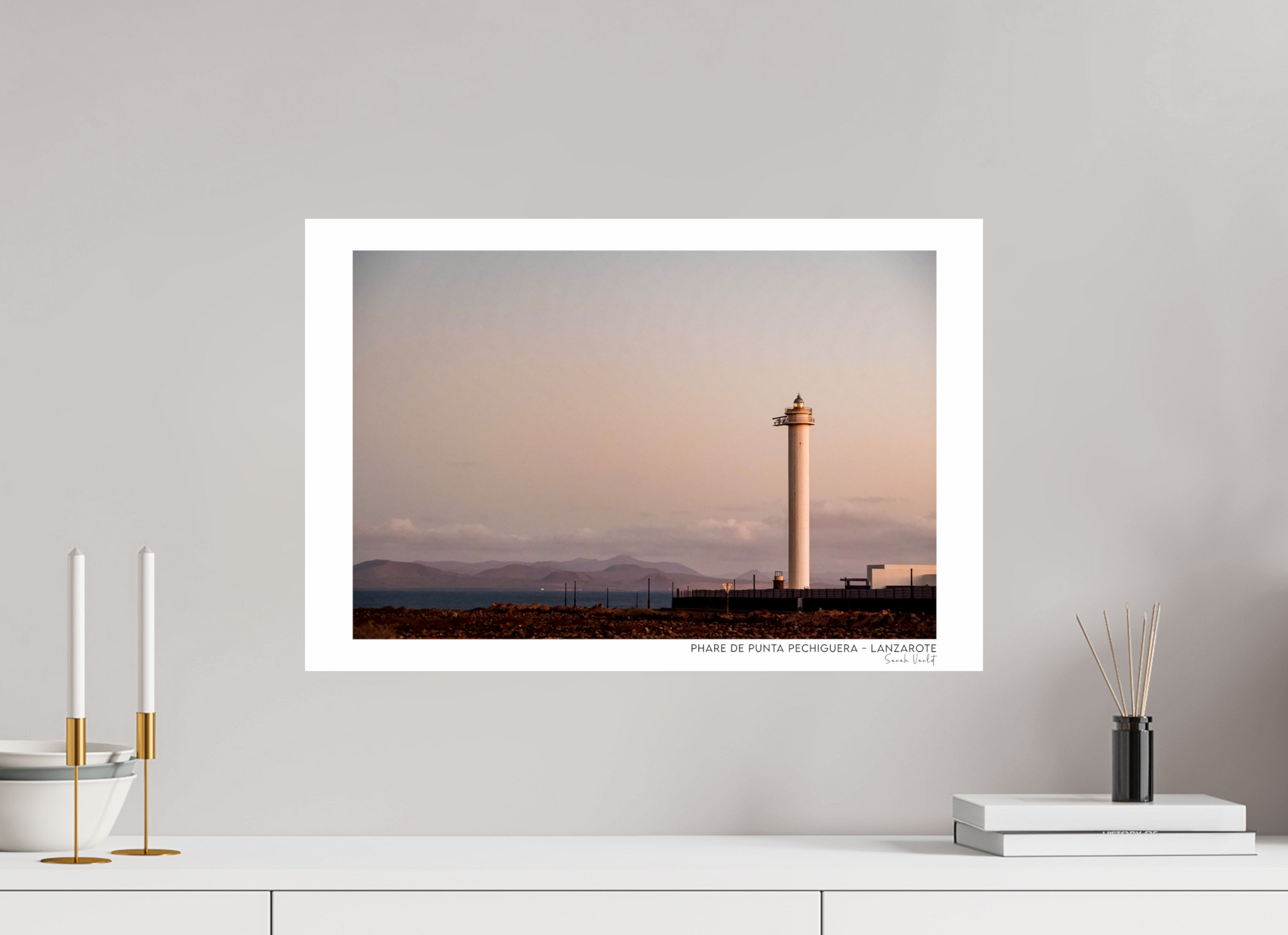 Photographie Décoration Sarah Varlet Phare de Punta Pechiguera Lanzarote Canaries Espagne