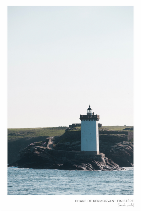Photographie Décoration Sarah Varlet Phare de Kermorvan Finistère Bretagne Mer d'Iroise Le Conquet