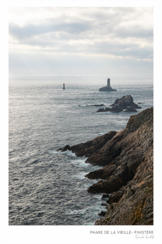 Photographie Décoration Sarah Varlet Phare de La Vieille Pointe du Raz Finistère Bretagne