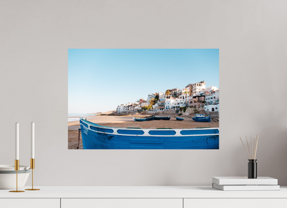 Sarah Varlet - Photo Affiche Poster - Décoration - Maroc - Voyage - Taghazout - Barque - Plage