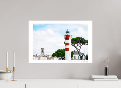 Photographie Décoration Sarah Varlet Phare du Vieux Port de La Rochelle Charente Maritime